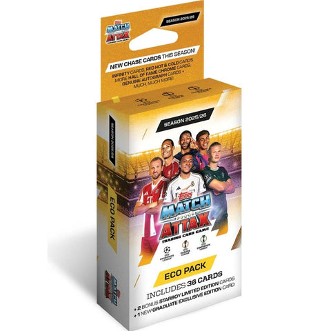 Topps UCC Match Attax 2025/2026 Edition Eco Hanger Box Trading Cards