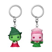 Wicked (2024) - Glinda & Elphaba (Ombre) Pop! Keychain 2-Pack