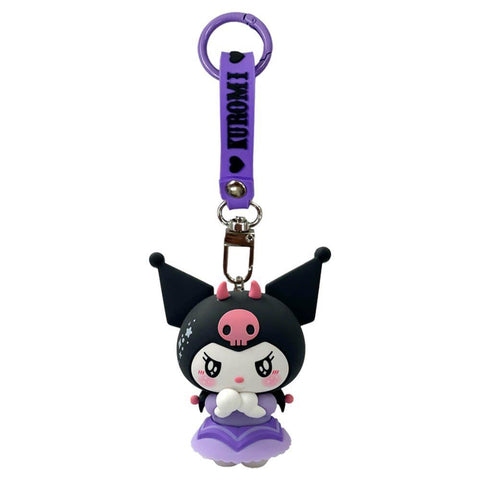 Angel & Devil Collector Figurine Bag Clip - Kuromi