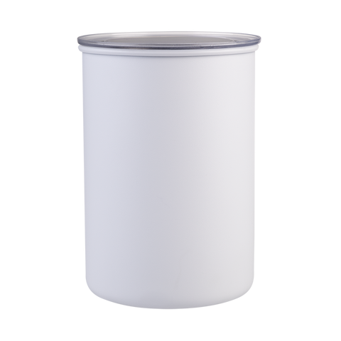 Casabarista Stainless Steel Vacuum Coffee Canister 1.3L - White