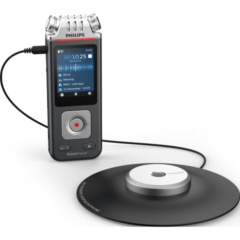 Philips DVT8115 VoiceTracer 360 Mic 8GB Digital Voice Recorder
