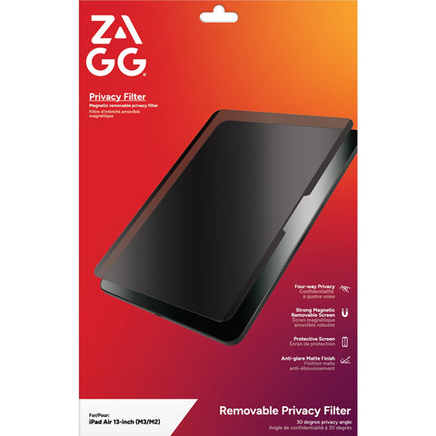 ZAGG Removable 4-Way Privacy Filter for Apple iPad Air 13" (M4/M3/M2)