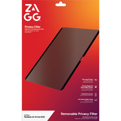ZAGG Removable 2-Way Privacy Filter for Apple MacBook Air 13" (M5/M4)