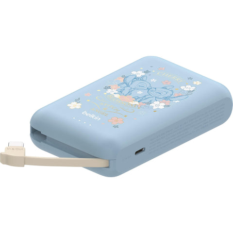 Belkin BoostCharge Power Bank 10K with Integrated Cable (Disney Collection: Stitch)