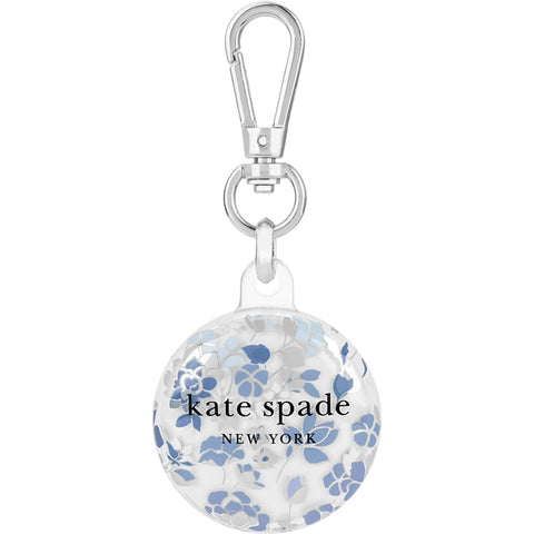 Kate Spade AirTag Keychain (Flowerbed Blue)