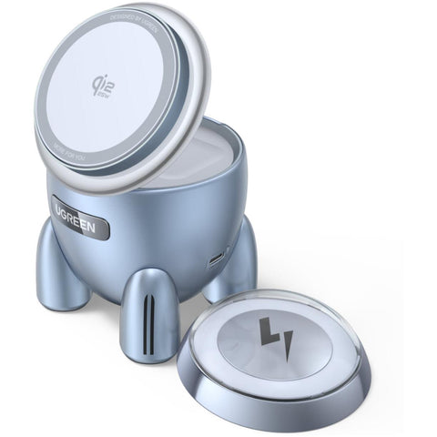 UGREEN Qi2.2 25W Rocket 2-in-1 Magnetic Wireless Charger