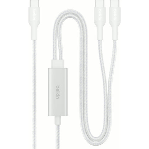 Belkin BoostCharge Pro 140W Dual USB-C to C Cable 1.5m (White)