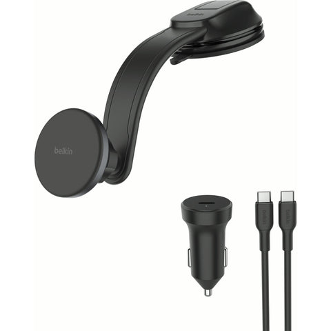 Belkin Qi2 15W Wireless In-Car Dash Mount Charger