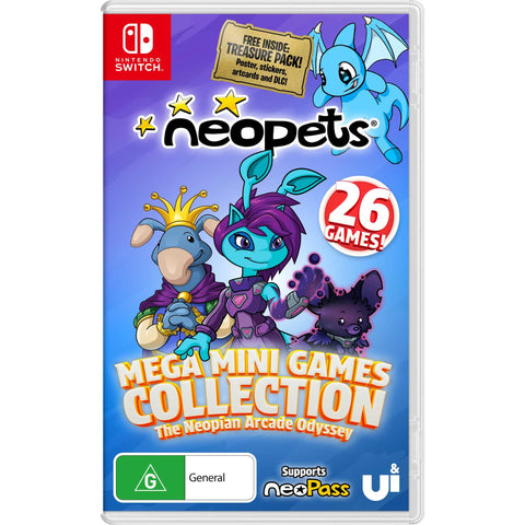 Neopets Mega Mini Games Collection - The Neopian Arcade Odyssey Day One Edition