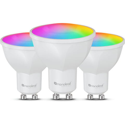 NANOLEAF Essentials Colour Smart LED Bulb GU10 (WIFI) [3 Pack]