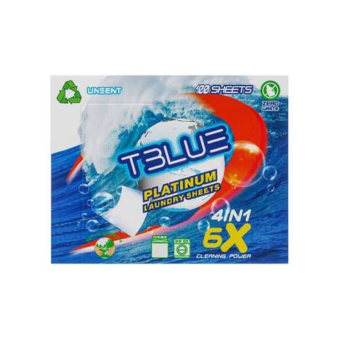 TBLUE Laundry detergent Sheet Unscent (100 Loads)