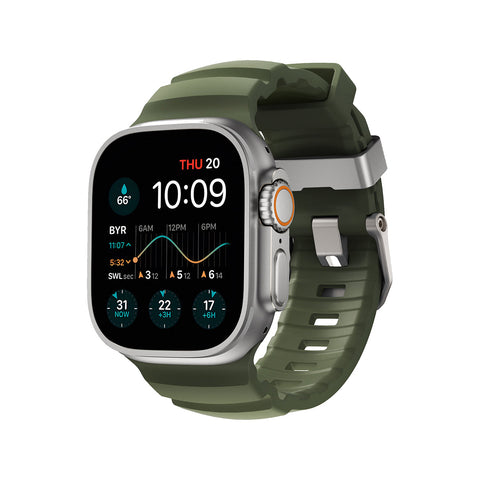 NOMAD Rocky Point Band for Apple Watch [44-46mm/ULT] (Forest Green)