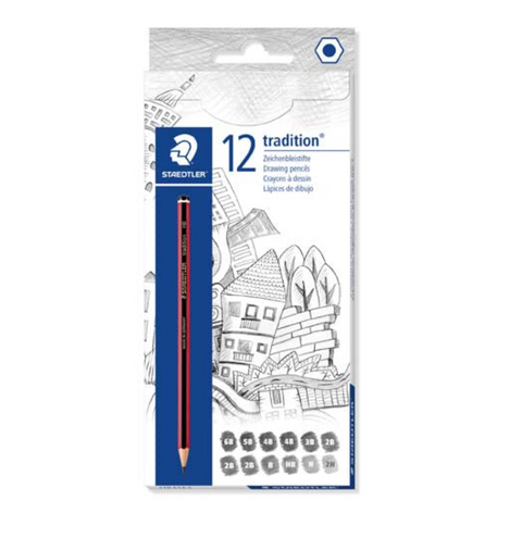 Staedtler Tradition Graphite Pencils, 12Pk