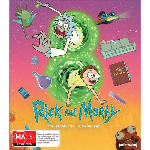 Rick & Morty -  Season 1-8