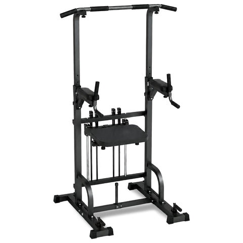 Powertrain Pull-Up and Dip Power Tower Multifunction Strength Training Station