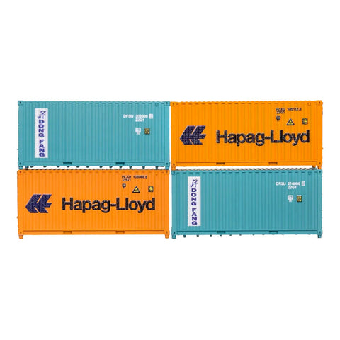 Dapol N 20ft Containers Hapag Lloyd 136086 8 Dong Fang 216866 1