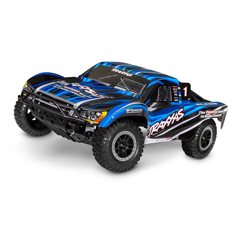 Traxxas Slash XL-5 RC Short Course Truck Electric 2WD 1/10 Scale RTR (Blue)