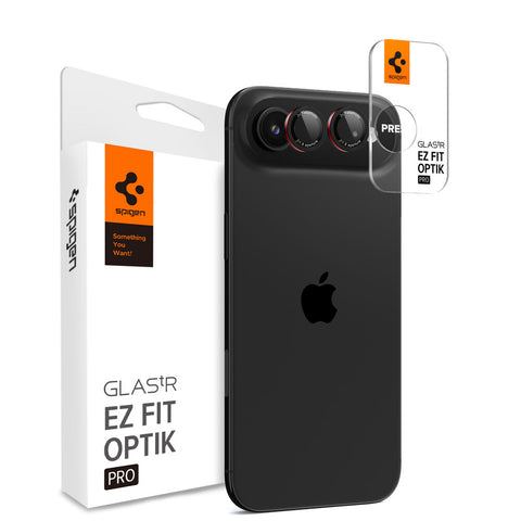 SPIGEN EZ Fit Optik Pro 2PCS Glass Camera Lens Protector for iPhone Air (L-Series)