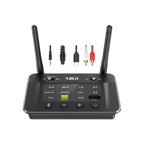1Mii B03S Bluetooth 5.3 Transmitter and Receiver with Audiophile DAC