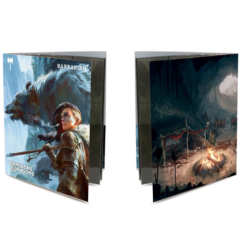 Ultra Pro: UP18592 D&D Class Folio with Stickers Barbarian Dungeons & Dragons