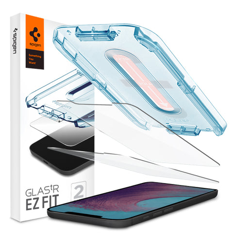 Spigen Apple iPhone 12 Pro Max EZ Fit GLAS.tR Slim Glass Screen Protector - Clear