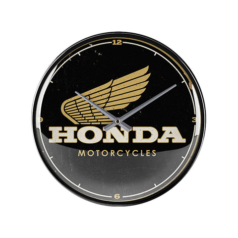 Nostalgic-Art Wall Clock Vintage Honda Motorcycles Design Retro Metal 30cm
