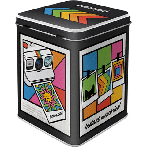 Nostalgic-Art Tea Storage Tin Polaroid Instant Memories Steel 7.5x7.5x9.5cm