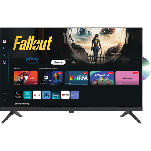 Blaupunkt 32" HD TV with Tizen OS DVD Player and 12V Car Charger