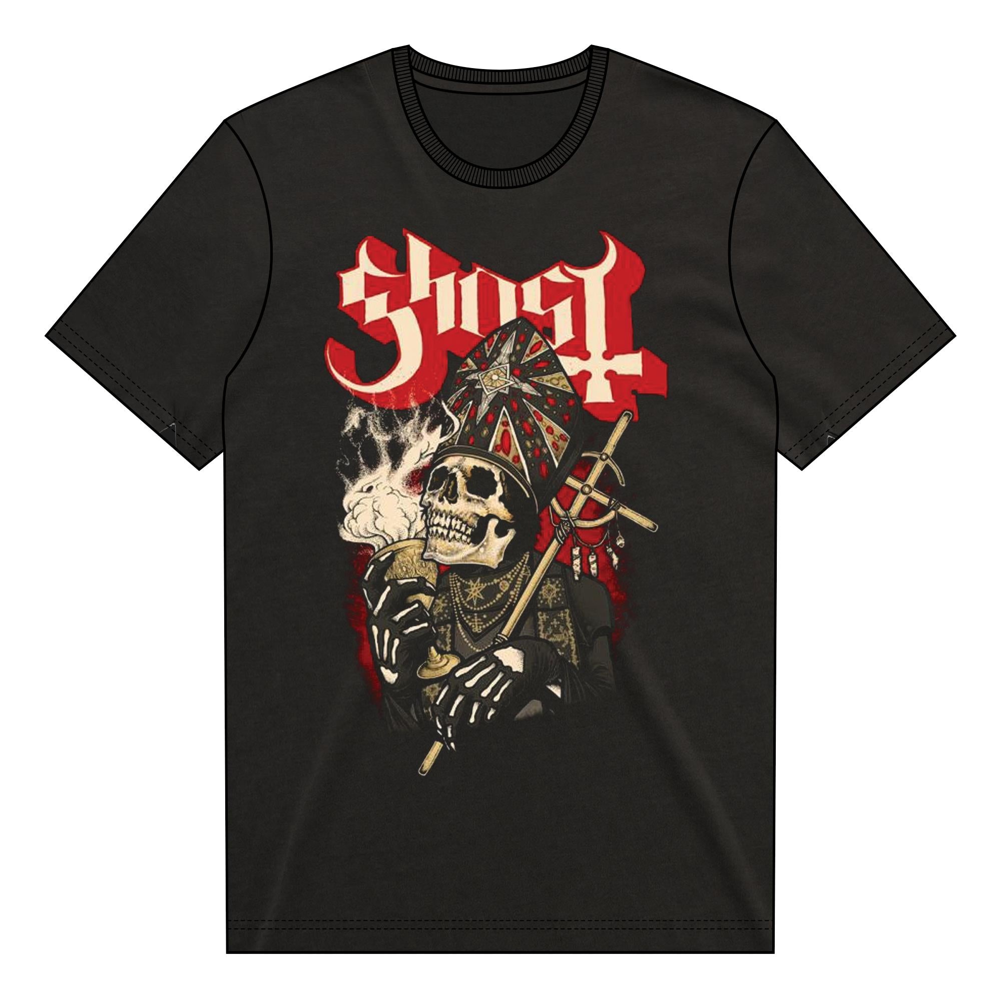 Ghost - Black T-Shirt (Medium) - JB Hi-Fi