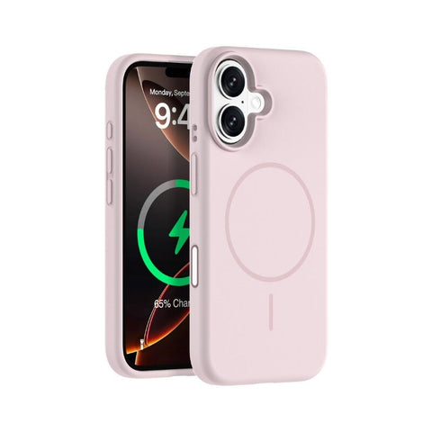 iShield Ultra MagSafe Silicone Case iPhone 16 (Pink)