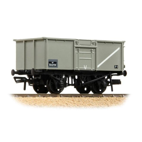 Graham Farish OO BR 16T Steel Mineral Wagon Top Flap Doors B42759 BR Grey (Early)
