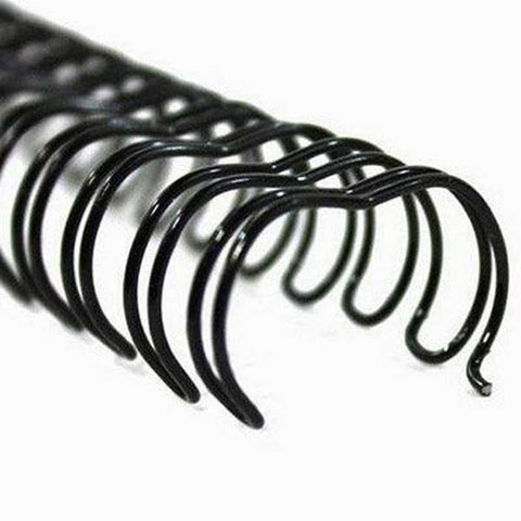 Fellowes Pack 100 Wire Binding Comb 34 Loop 8mm A4 (Black)