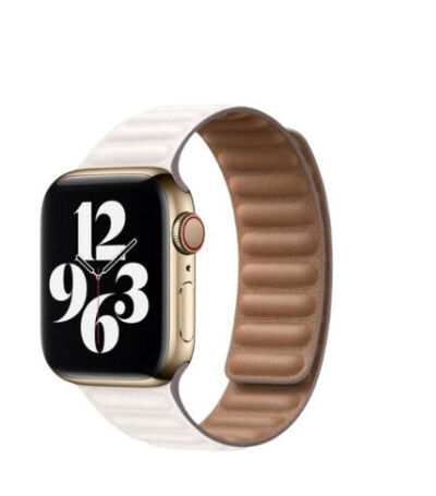 Hoco Magnetic Leather Apple Watch Band (Starlight)