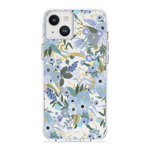 CASE MATE Rifle Paper Case - iPhone 14 Plus - Garden Party Blue