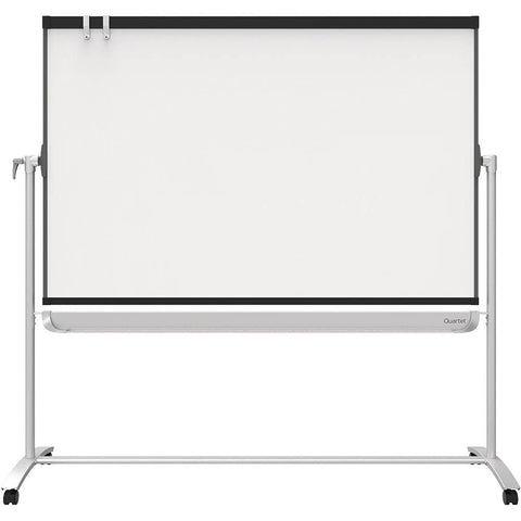 Quartet Prestige 2 Porcelain Mobile Whiteboard on Wheels 1200x900mm
