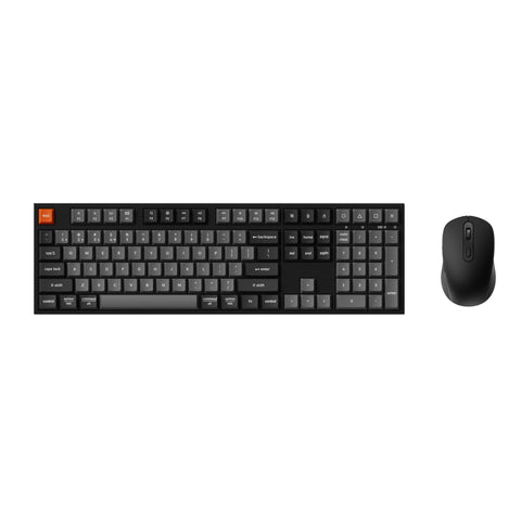Keychron B36 Silent Keyboard and BM25 Silent Mouse Wireless Combo (Classic Black)
