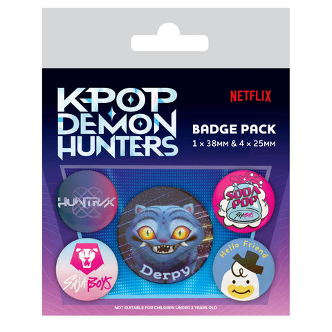 KPop Demon Hunters - Derpy Badge Pack