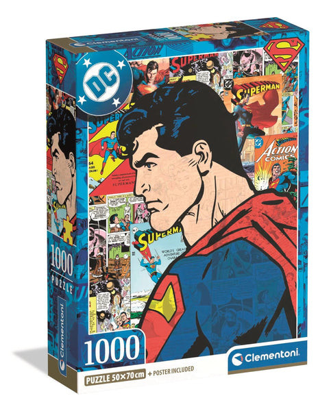1000pc Superman Design 3 (Poster Included) Puzzle