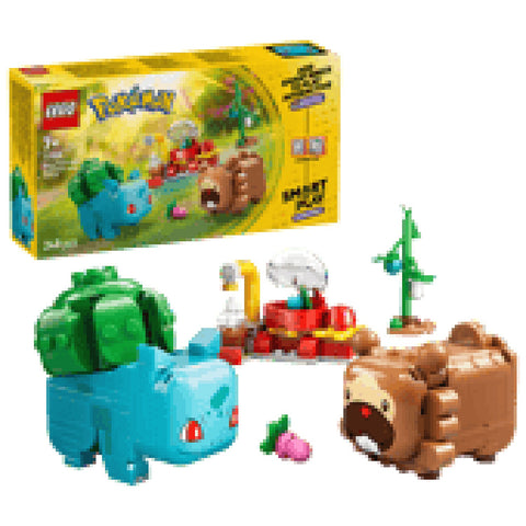 LEGO 72155 SMART Play Compatible Berry Bash with Bulbasaur and Bidoof - Pokémon
