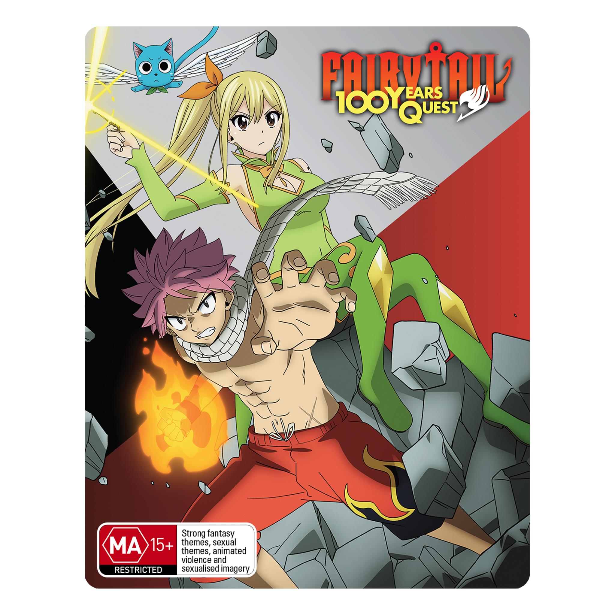 Fairy Tail: 100 Years Quest - Season 1 (Steelbook) - JB Hi-Fi