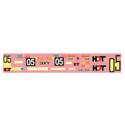 DDA 1:24 Scale A9X Torana 1978 Bathurst Winner Decal Kit For Holden Model