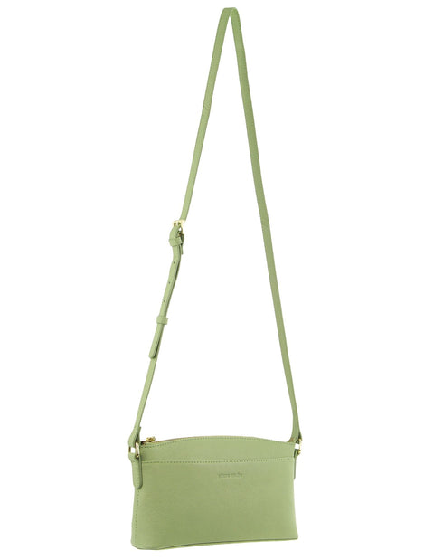 Pierre Cardin Women’s Leather Crossbody Bag Jade