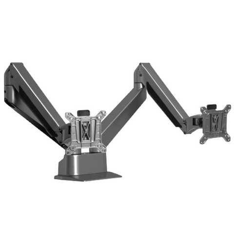Desky Dual Monitor Arm - Space Grey