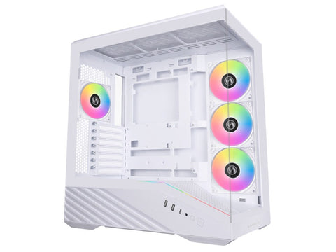 Lian Li Vector V100 ARGB Tempered Glass Mid-Tower Case  - White