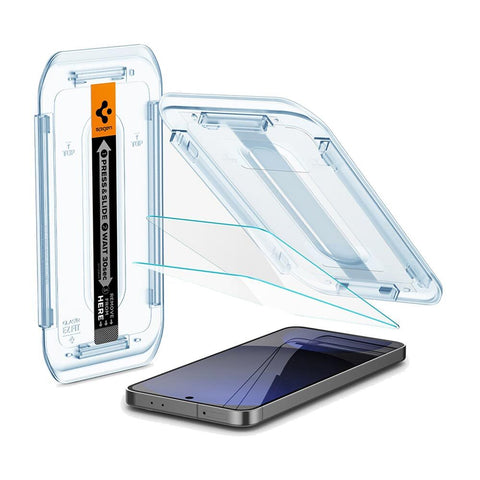SPIGEN EZ Fit 2PCS Glass Screen Protector for Galaxy A56 5G/S24 FE (Clear)
