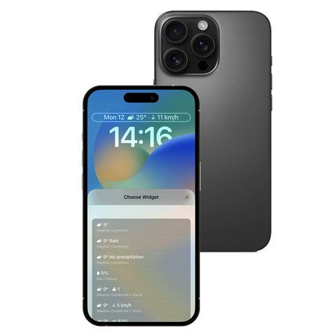 Apple iPhone 16 Pro Max 256GB (Black Titanium) [~Refurbished: Excellent]