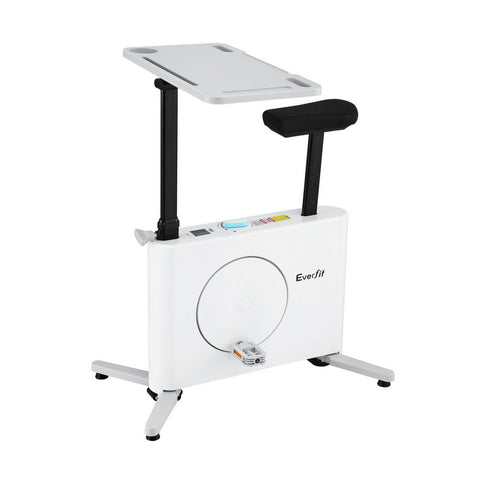 Everfit Exercise Bike Magnetic Desk Bike with Tabletop Fitness Home Workout Gym