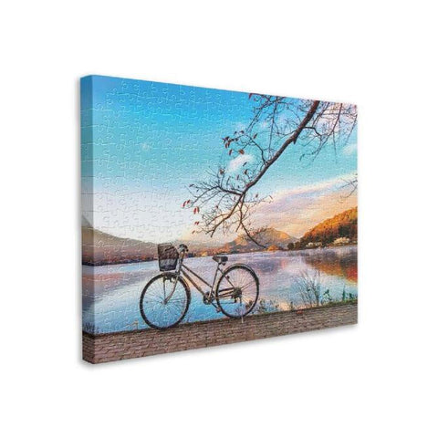 Pintoo 300pc Bicycle By The Serene Lake Puzzle