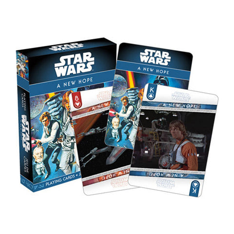 Aquarius 54-Pieces Star Wars Ep.4 Playing Cards Family Game Set Poker Gaming Deck 14+