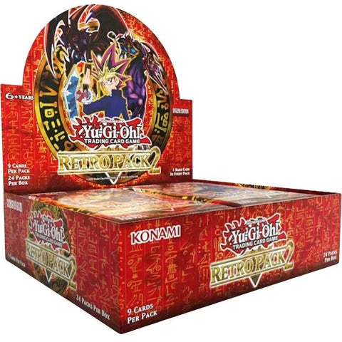 Yu-Gi-Oh! TCG: Retro Pack 2 Reprint Edition 24 Booster Packs Display Box 2025